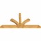 Ekena Millwork Richland Rough Sawn Timber Gable Bracket, Western Red Cedar, 108"W x 54"H x 6"D x 6"F, 12/12 Pitch GBW108X54X0606RIC00RWR - alternate 3